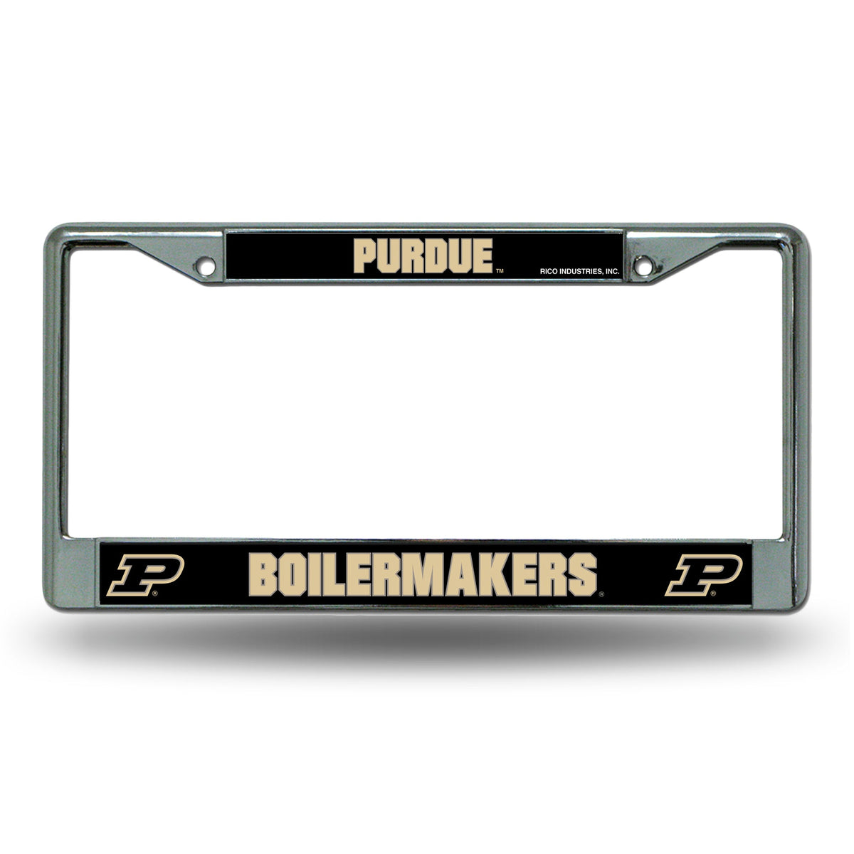Purdue Boilermakers License Plate Frame Chrome Printed Insert Special Order
