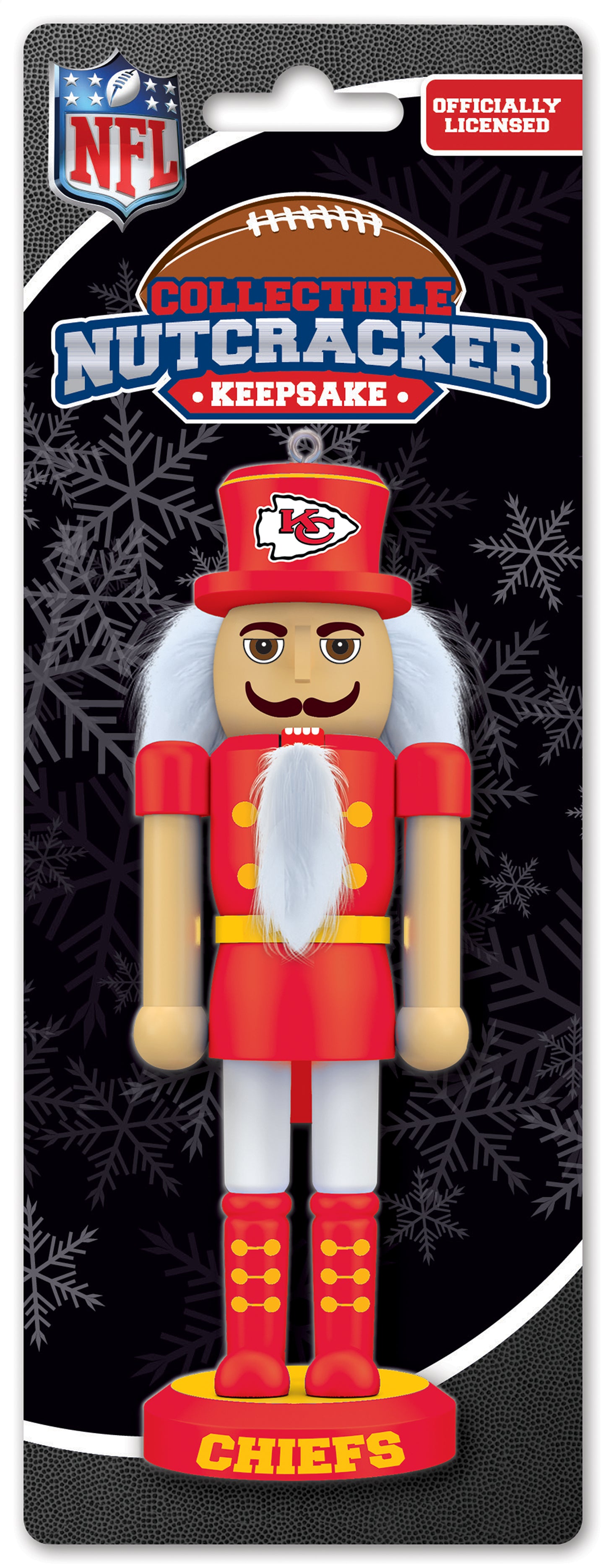 Kansas City Chiefs Nutcracker Miniature Periodic Restock
