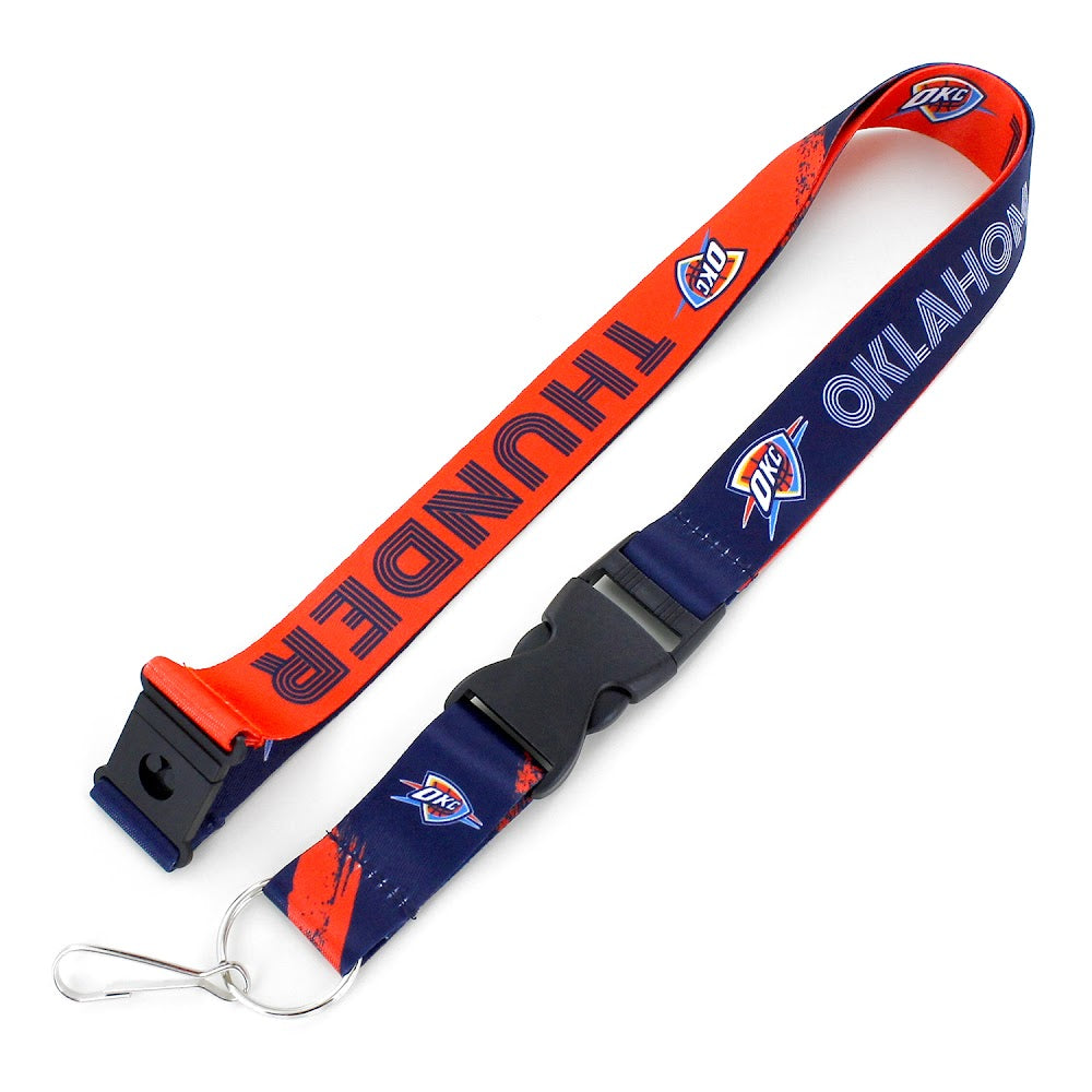 Oklahoma City Thunder Lanyard Crossfade Design - Special Order