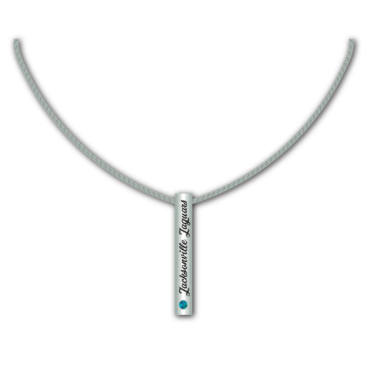 Jacksonville Jaguars Necklace Silver Bar
