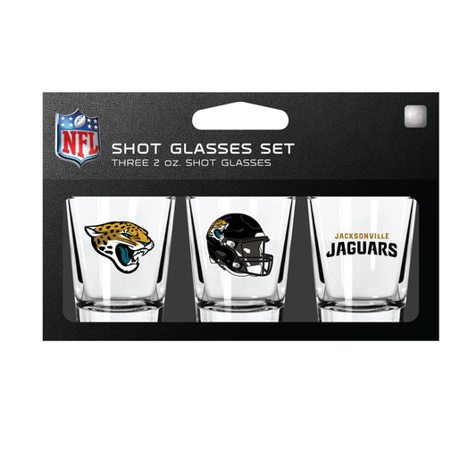 Jacksonville Jaguars Shot Glass Set 3 Pack