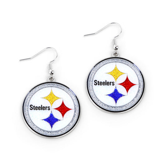 Pittsburgh Steelers Earrings Glitter Dazzle