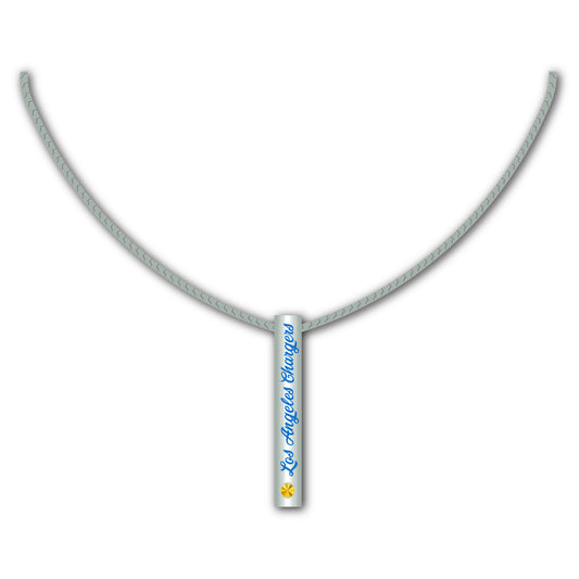 Los Angeles Chargers Necklace Silver Bar