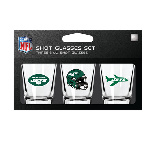 New York Jets Shot Glass Set 3 Pack
