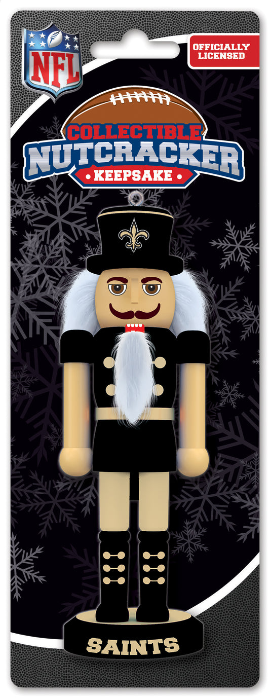 New Orleans Saints Nutcracker Miniature Periodic Restock