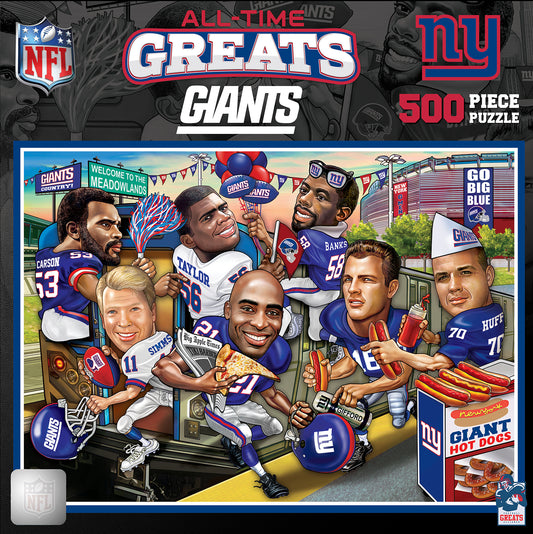 New York Giants Puzzle 500 Piece All-Time Greats - Special Order