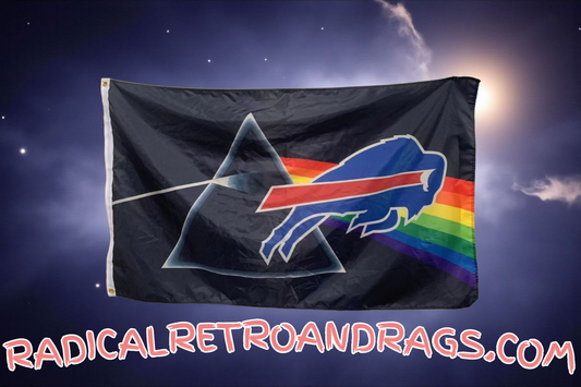Buffalo Bills Pink Floyd Darkside Of The Moon Flag 3'X5' FREE SHIPPING