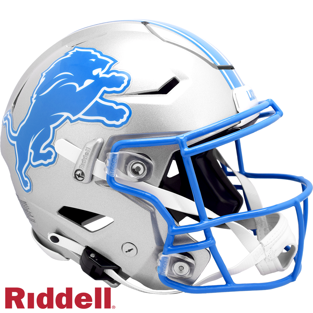 Detroit Lions Helmet Riddell Authentic Full Size SpeedFlex Style 2024