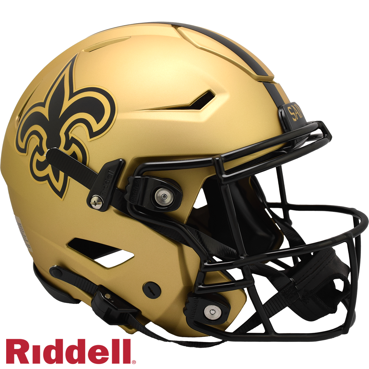 New Orleans Saints Helmet Riddell Authentic Full Size SpeedFlex Style Rave Alternate