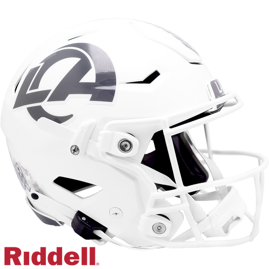 Los Angeles Rams Helmet Riddell Authentic Full Size SpeedFlex Style Salute To Service 2024