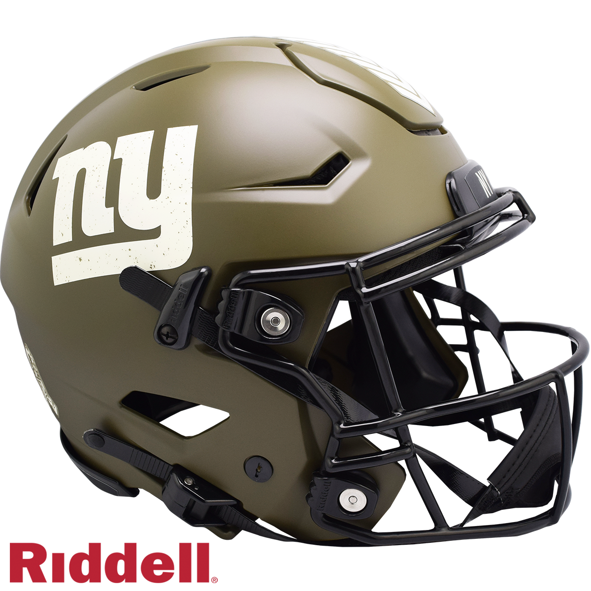 New York Giants Helmet Riddell Authentic Full Size SpeedFlex Style Salute To Service 2022
