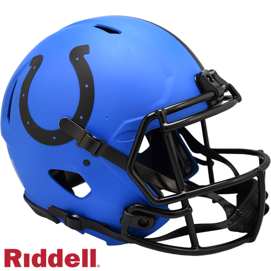 Indianapolis Colts Helmet Riddell Authentic Full Size Speed Style Rave Alternate