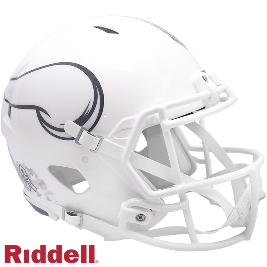 Minnesota Vikings Helmet Riddell Authentic Full Size Speed Style Salute To Service 2024