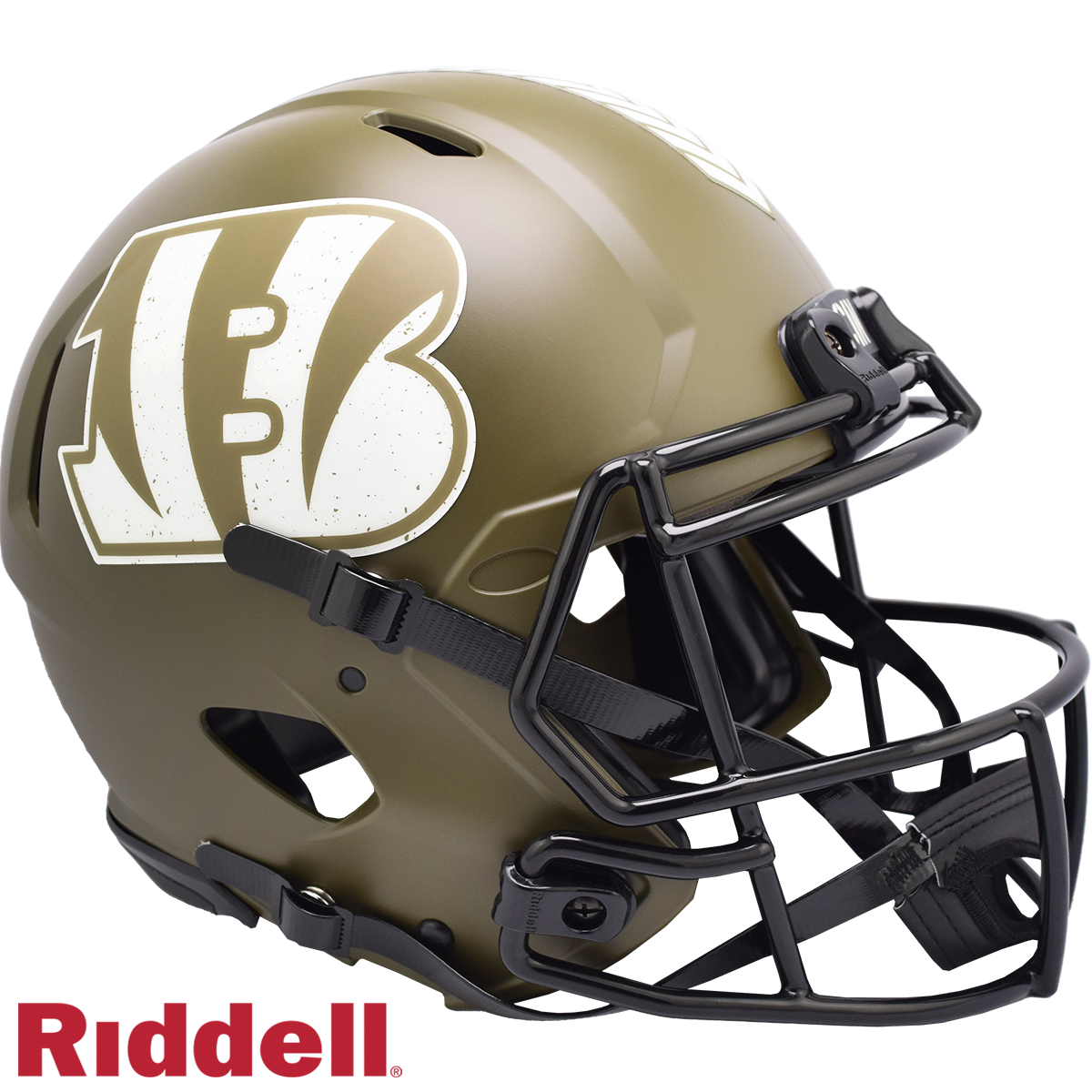 Cincinnati Bengals Helmet Riddell Authentic Full Size Speed Style Salute To Service 2022