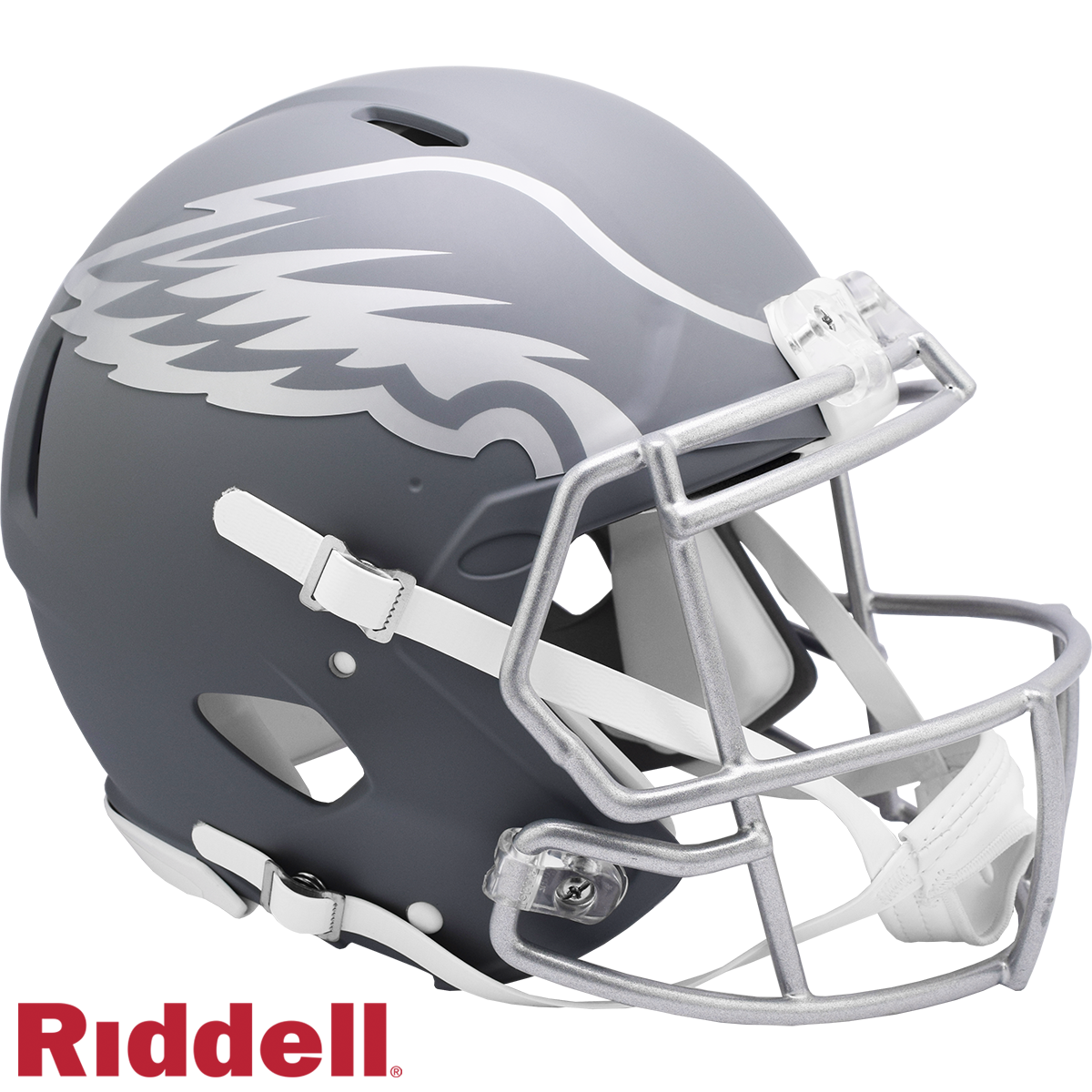 Philadelphia Eagles Helmet Riddell Authentic Full Size Speed Style Slate Alternate