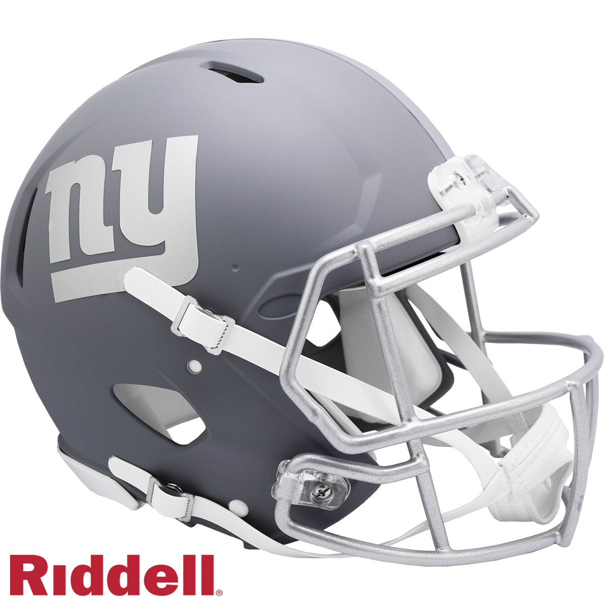 New York Giants Helmet Riddell Authentic Full Size Speed Style Slate Alternate