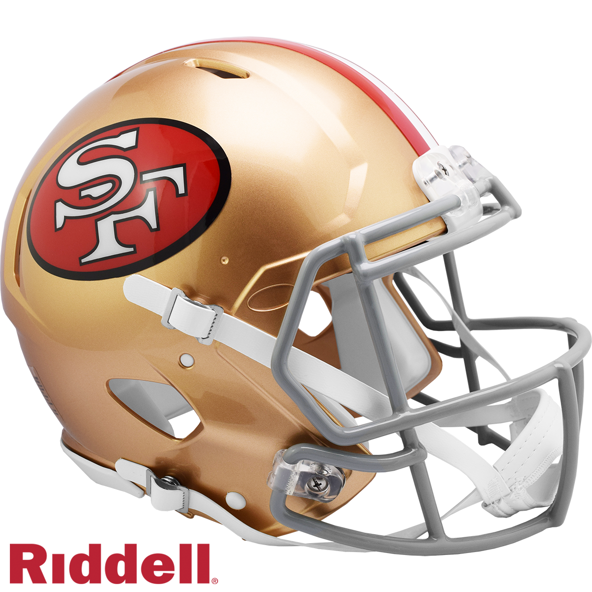 San Francisco 49ers Helmet Riddell Authentic Full Size Speed Style 1964-1995 T/B Special Order