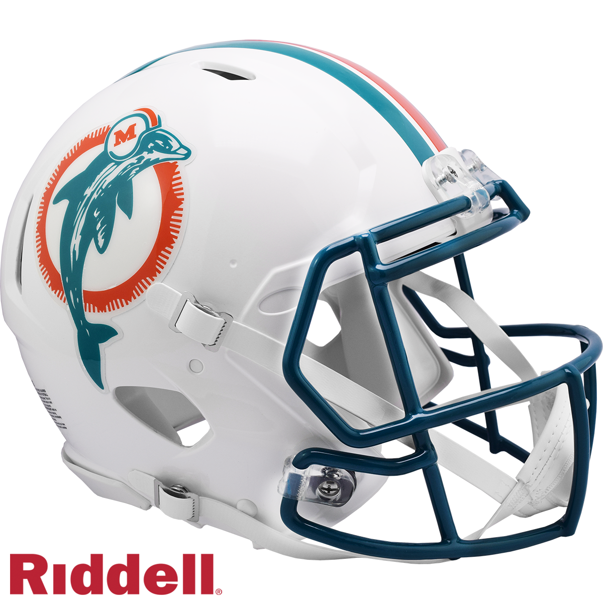Miami Dolphins Helmet Riddell Authentic Full Size Speed Style 1980-1996 T/B Special Order