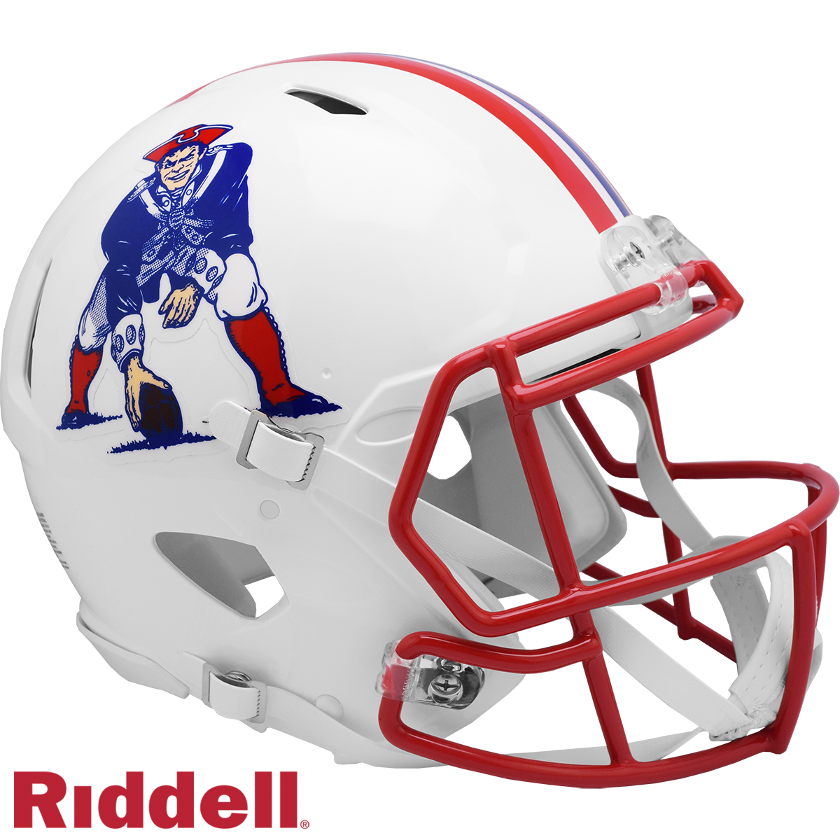 New England Patriots Helmet Riddell Authentic Full Size Speed Style 1990-1992 T/B Special Order