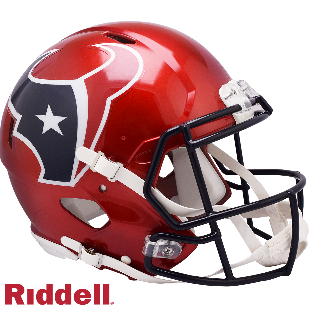 Houston Texans Helmet Riddell Authentic Full Size Speed Style On-Field Alternate - Special Order