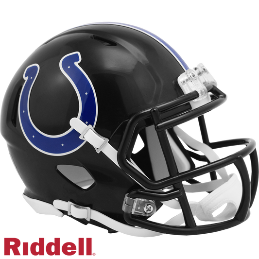 Indianapolis Colts Helmet Riddell Replica Mini Speed Style On-Field Alternate 2023 Indiana Nights Periodic Restock