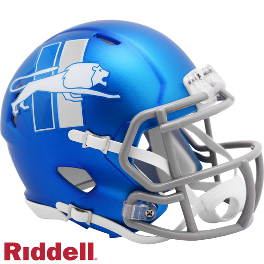 Detroit Lions Helmet Riddell Replica Mini Speed Style On-Field Alternate 2023 Periodic Restock