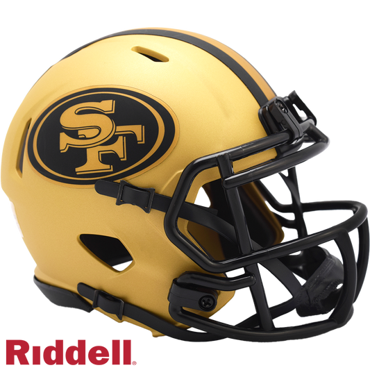 San Francisco 49ers Helmet Riddell Replica Mini Speed Style Rave Alternate
