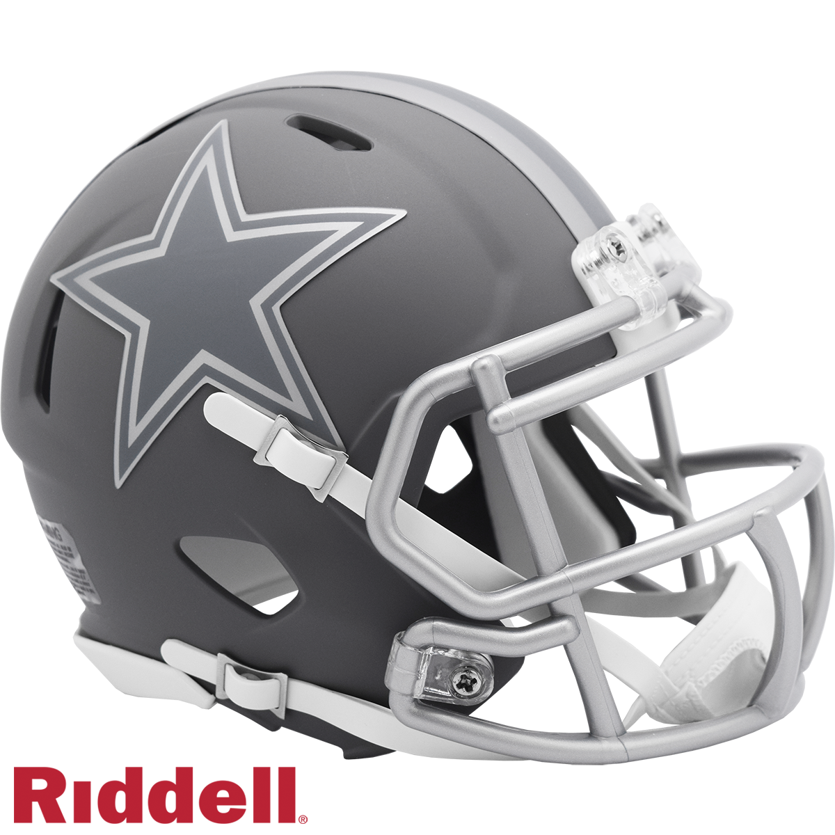 Dallas Cowboys Helmet Riddell Replica Mini Speed Style Slate Alternate