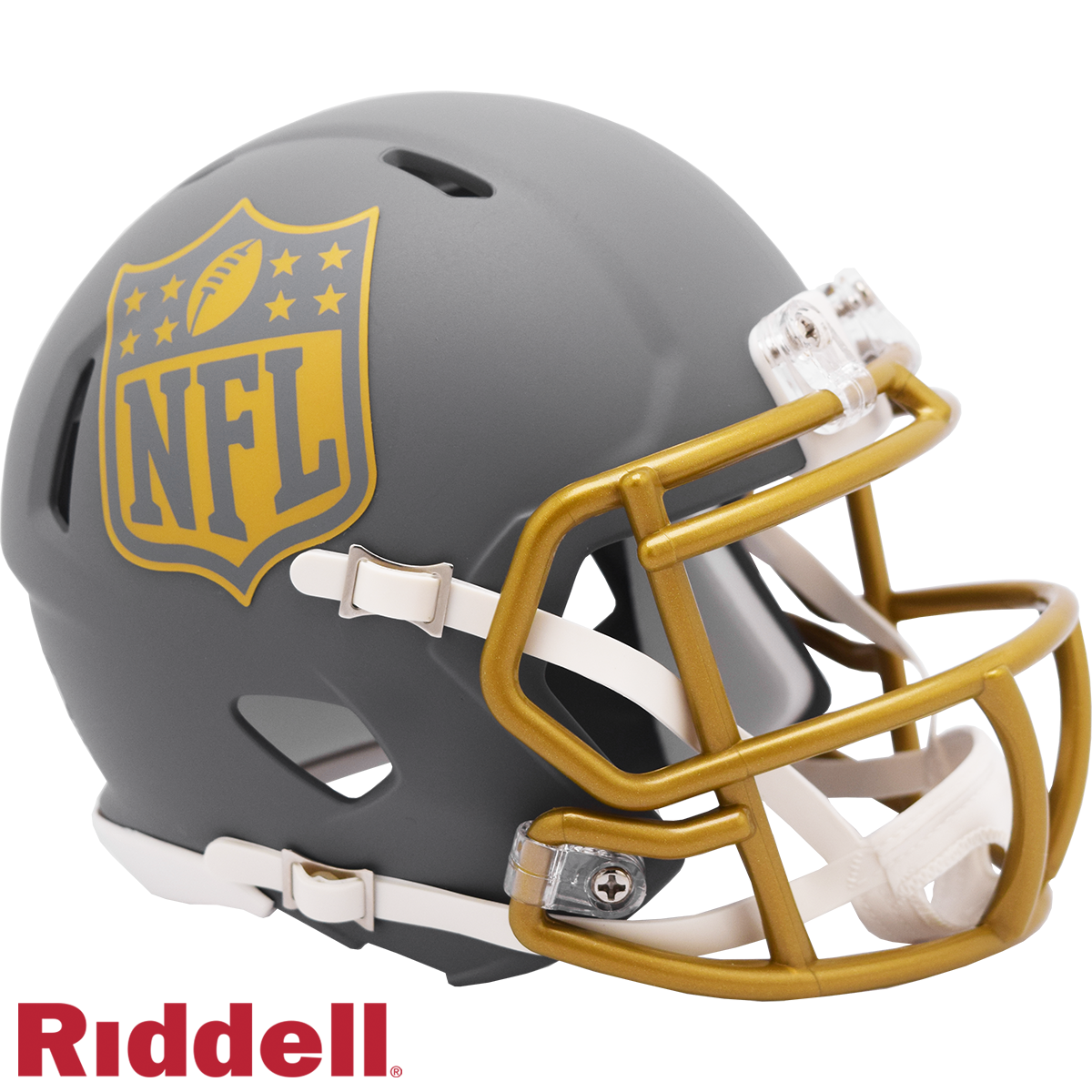 NFL Shield Helmet Riddell Replica Mini Speed Style Slate Alternate