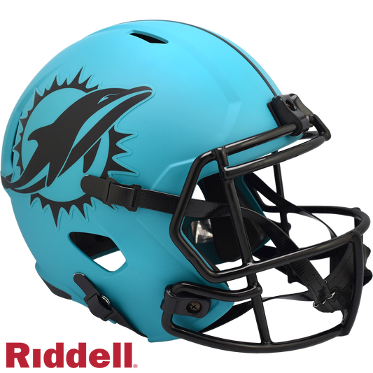 Miami Dolphins Helmet Riddell Replica Full Size Speed Style Rave Alternate