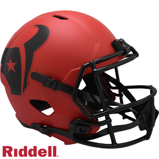 Houston Texans Helmet Riddell Replica Full Size Speed Style Rave Alternate