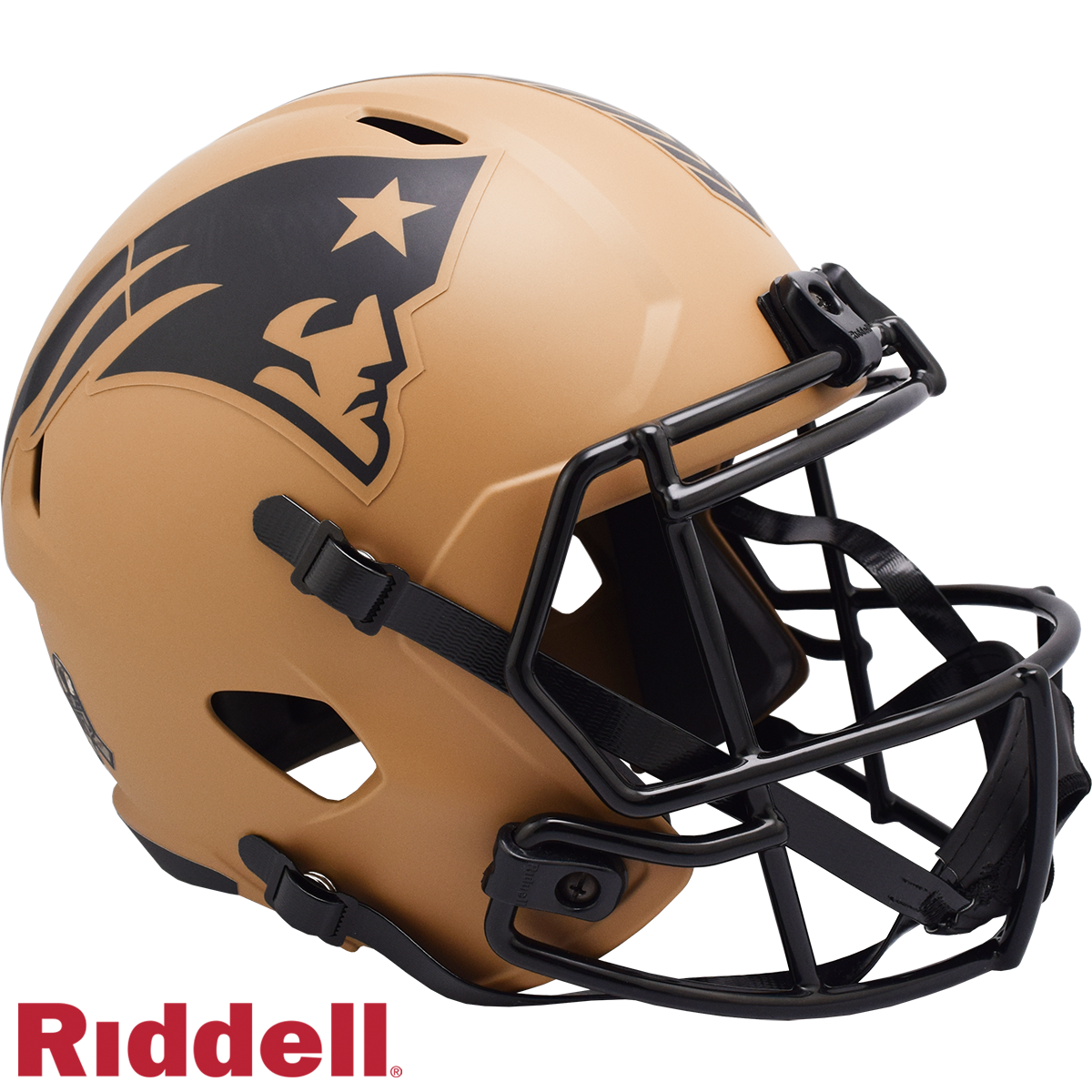 New England Patriots Helmet Riddell Replica Full Size Speed Style Salute To Service 2023