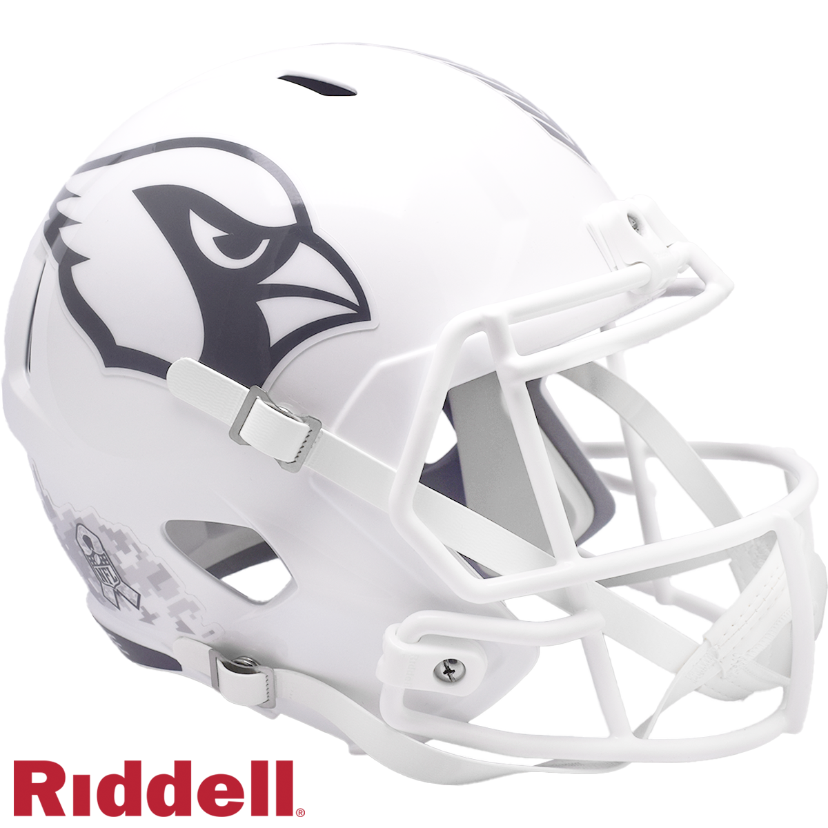 Arizona Cardinals Helmet Riddell Replica Full Size Speed Style Salute To Service 2024