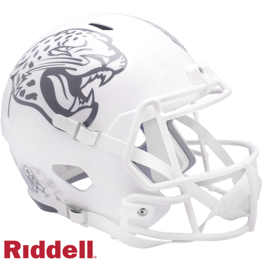 Jacksonville Jaguars Helmet Riddell Replica Full Size Speed Style Salute To Service 2024