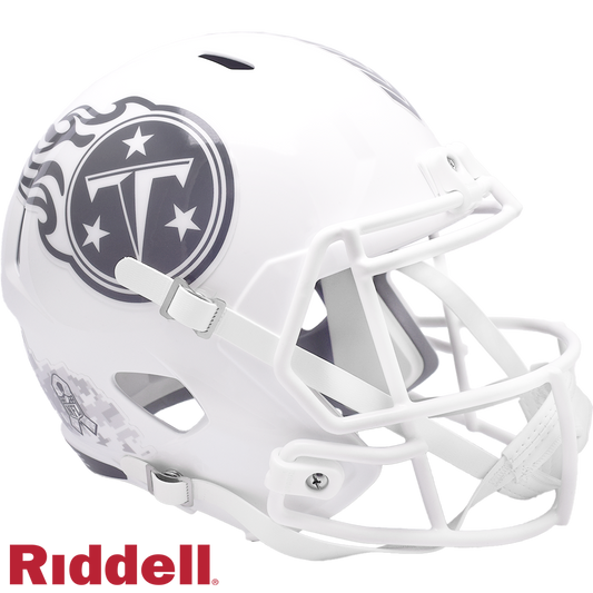 Tennessee Titans Helmet Riddell Replica Full Size Speed Style Salute To Service 2024