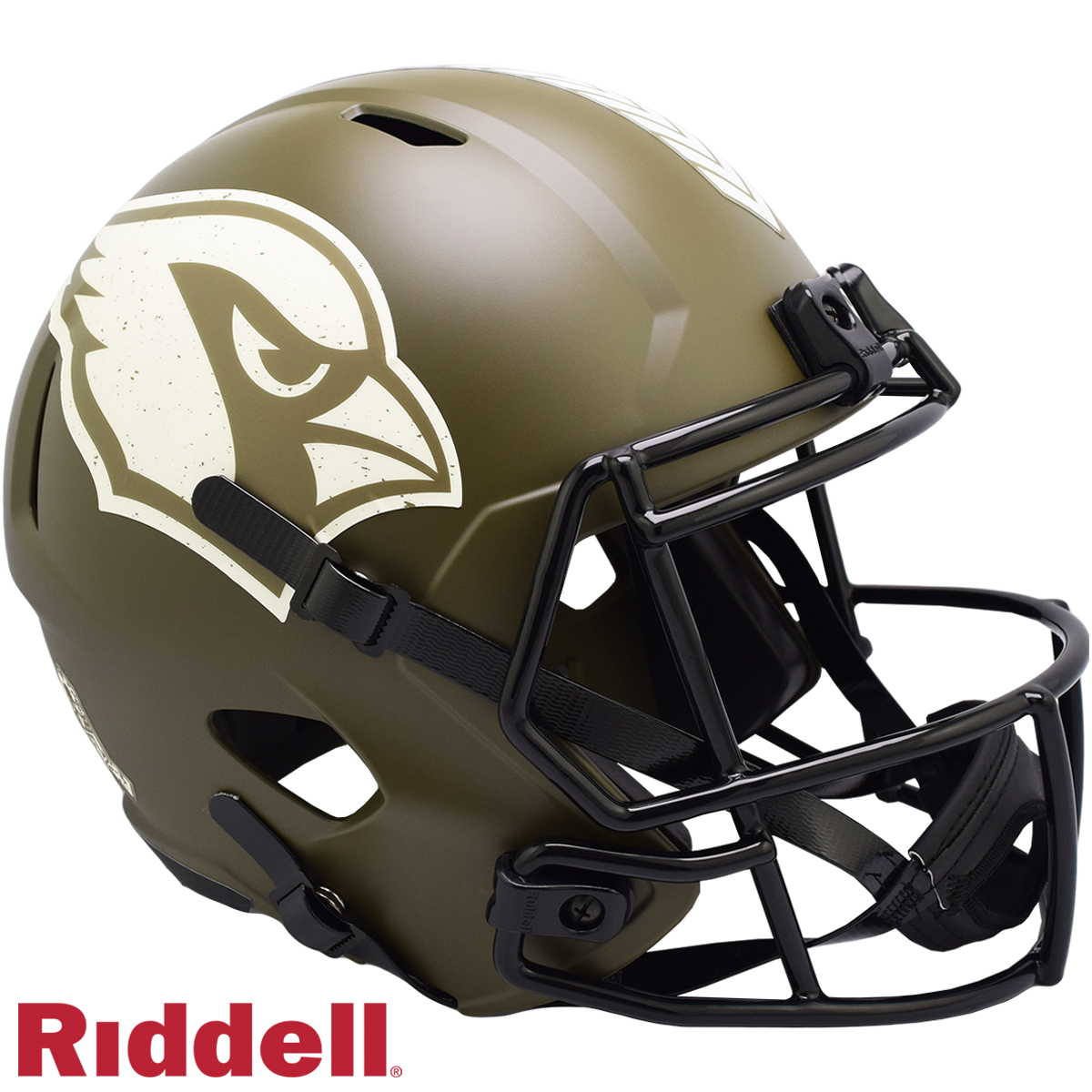 Arizona Cardinals Helmet Riddell Replica Full Size Speed Style Salute To Service 2022