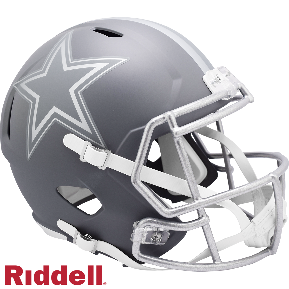 Dallas Cowboys Helmet Riddell Replica Full Size Speed Style Slate Alternate