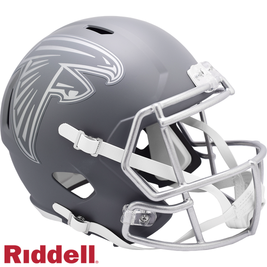 Atlanta Falcons Helmet Riddell Replica Full Size Speed Style Slate Alternate