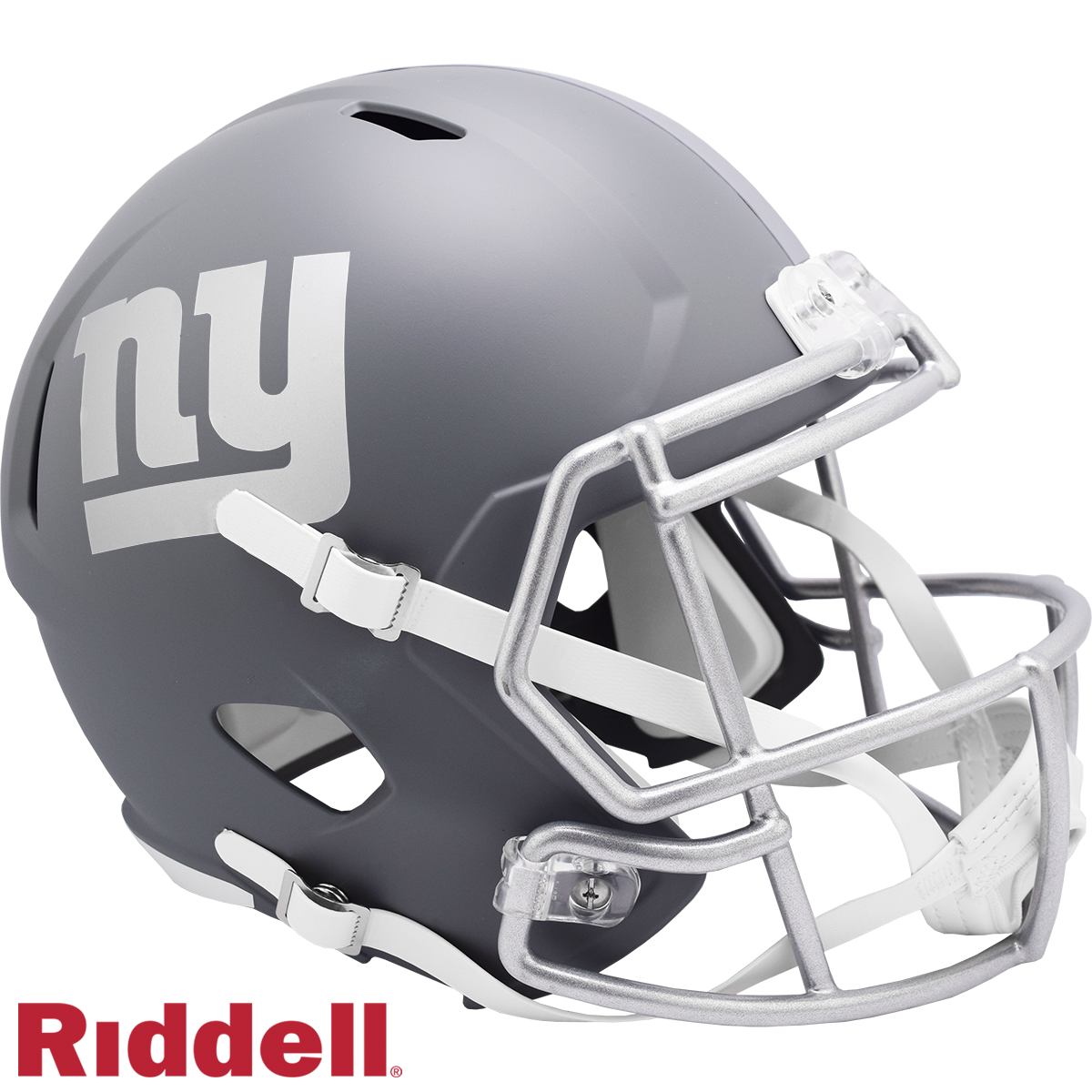New York Giants Helmet Riddell Replica Full Size Speed Style Slate Alternate