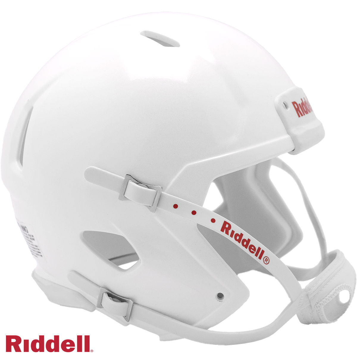 Helmet Riddell Blank Replica Mini Speed Style White