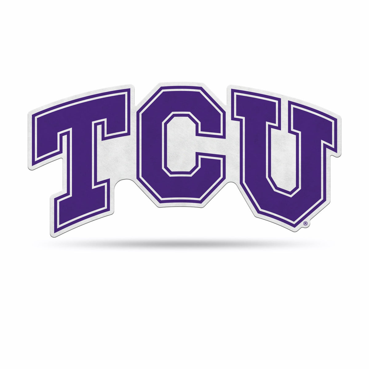 TCU Horned Frogs Pennant Shape Cut Logo Design - Special Order