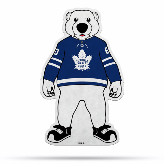 Toronto Maple Leafs Pennant Shape Cut Mascot Design Special Order