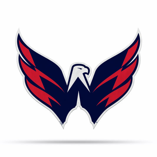 Washington Capitals Pennant Shape Cut Logo Design - Special Order