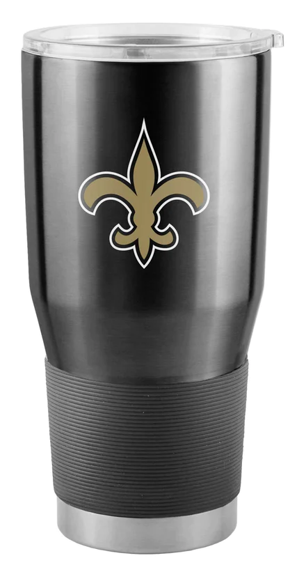 New Orleans Saints Travel Tumbler 30oz Stainless Steel