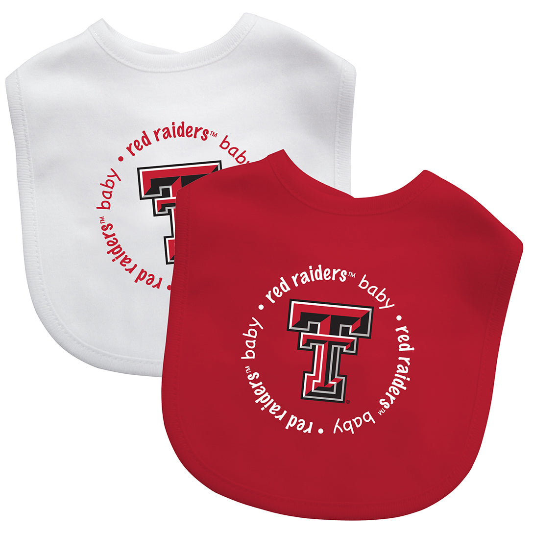 Texas Tech Red Raiders Baby Bib 2 Pack - Special Order