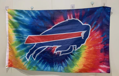 Buffalo Bills Tie-Dye 3'x5' Flag NEW FREE SHIPPING