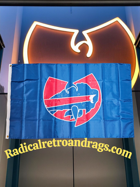 Buffalo Bills Wu Tang 3'x5' Flag New FREE SHIPPING