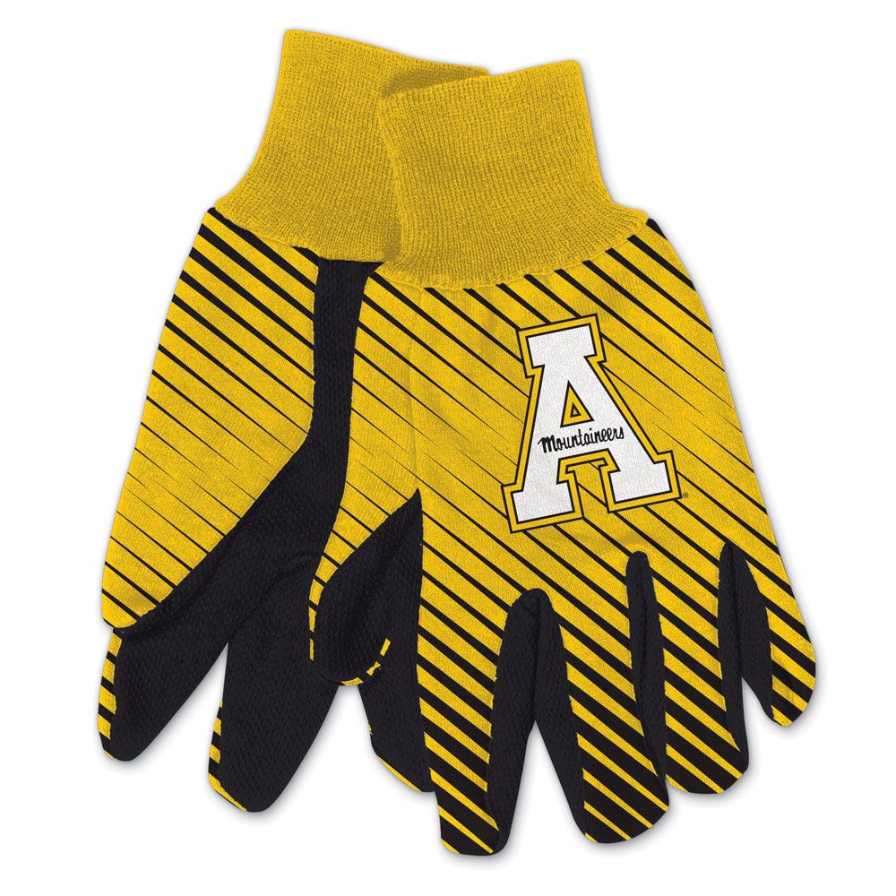 Appalachain State Mountaineers Gloves Two Tone Style Adult Size - Special Order