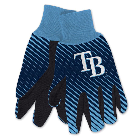 Tampa Bay Rays Gloves Two Tone Style Adult Size - Special Order