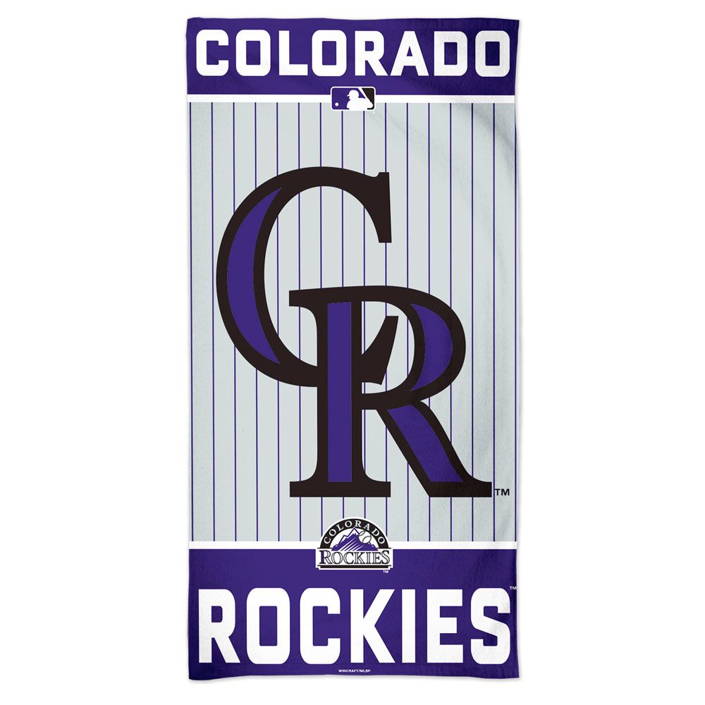 Colorado Rockies Towel 30x60 Beach Style - Special Order